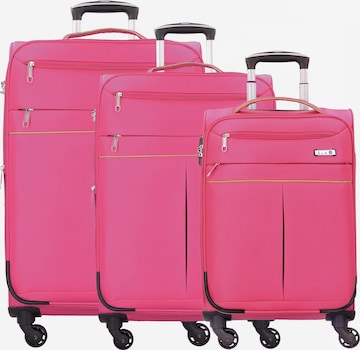 D&N Kofferset in Roze: voorkant