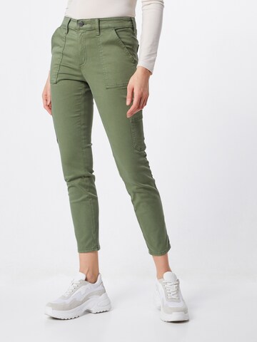 Coupe slim Pantalon cargo 'SLOAN' Banana Republic en vert : devant