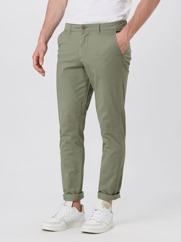 JACK & JONES Slimfit Παντελόνι τσίνο 'Marco Dave' σε πράσινο: μπροστά