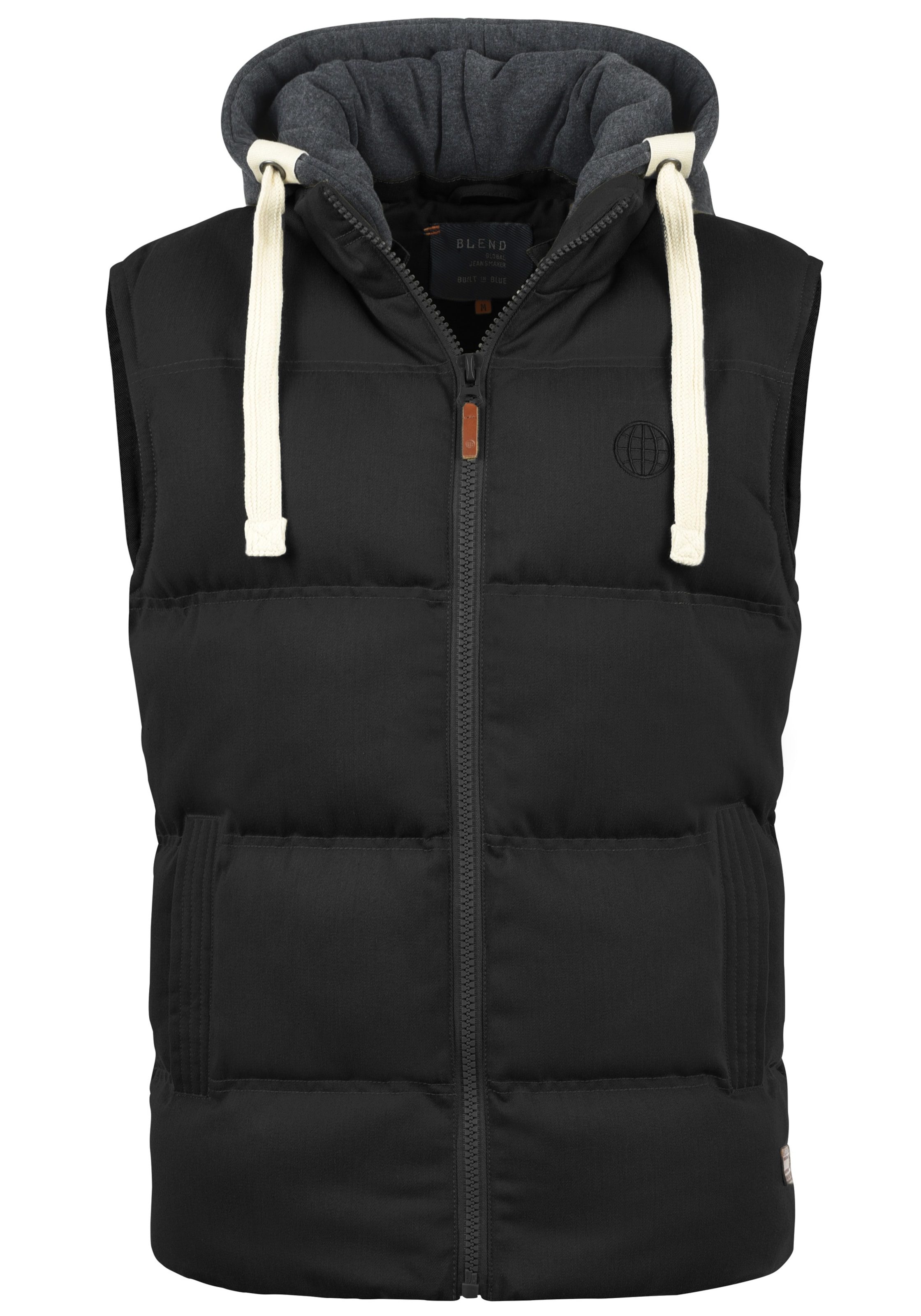 BLEND Bodywarmer 'Jens' in Zwart: voorkant