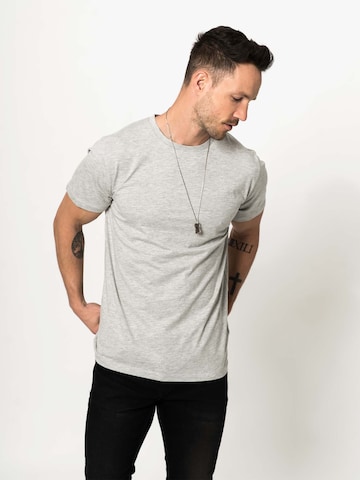 DAN FOX APPAREL Regular Fit Bluser & t-shirts 'Piet' i grå