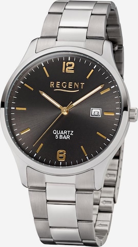 REGENT Analog Watch '1150668' in Silver: front