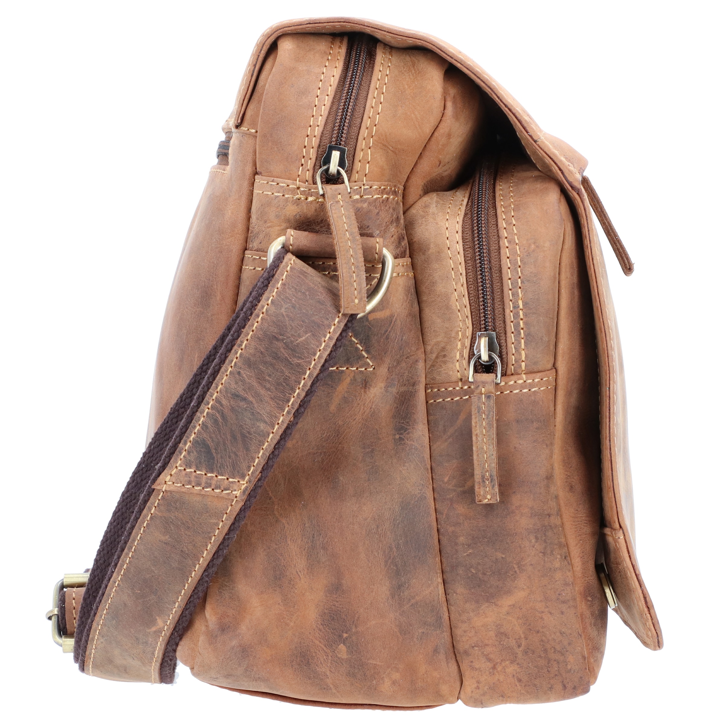 Sac à bandoulière GREENBURRY en marron