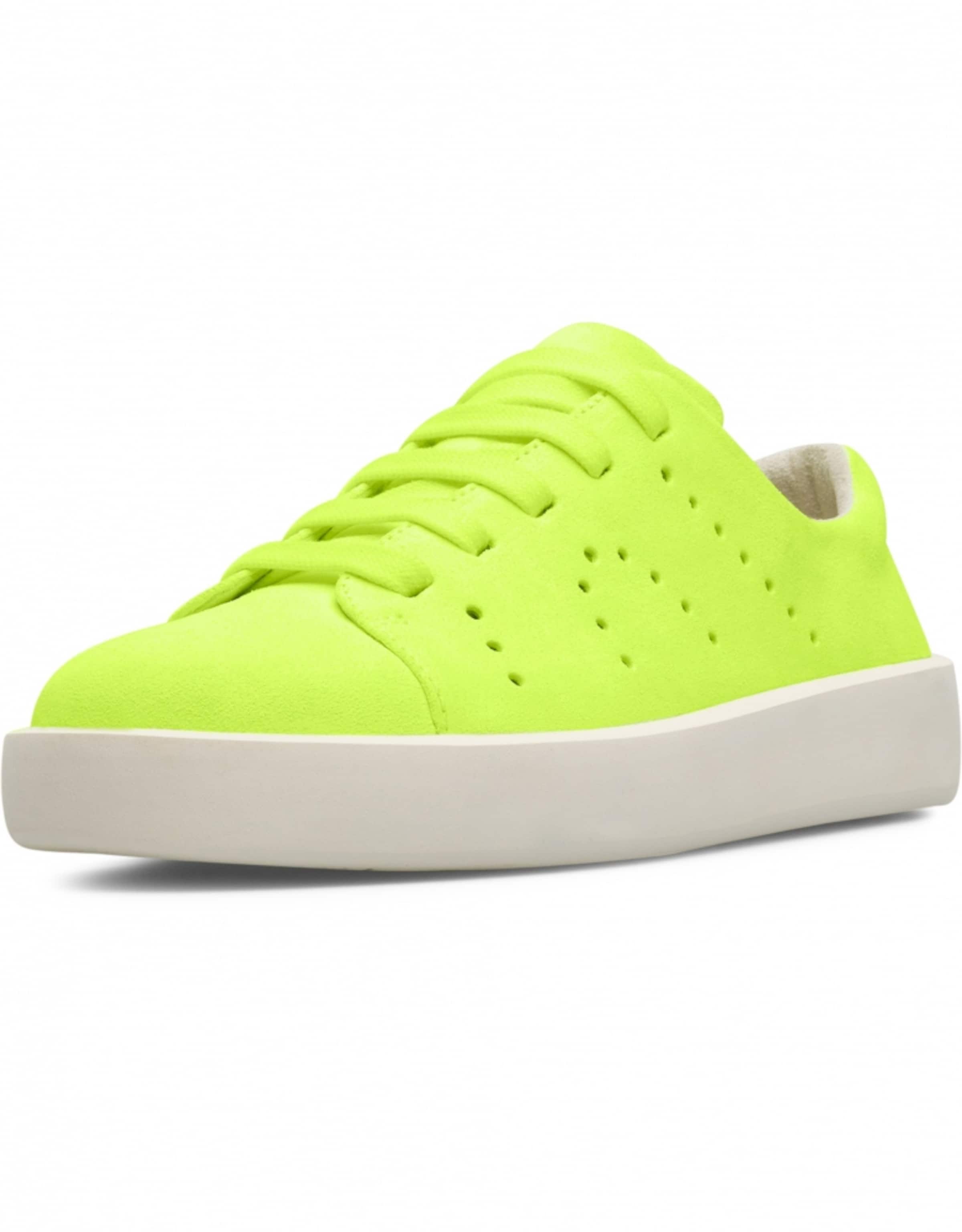Sneaker bassa ' Courb ' di CAMPER in giallo: frontale