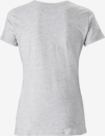 LOGOSHIRT Shirt 'Faul sein ist wunderschön' in Grey