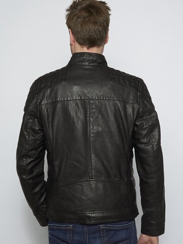 MUSTANG Lederjacke 'Terence' in Schwarz