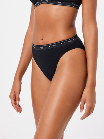 SLOGGI - Cueca '24/7 100' em preto: frente