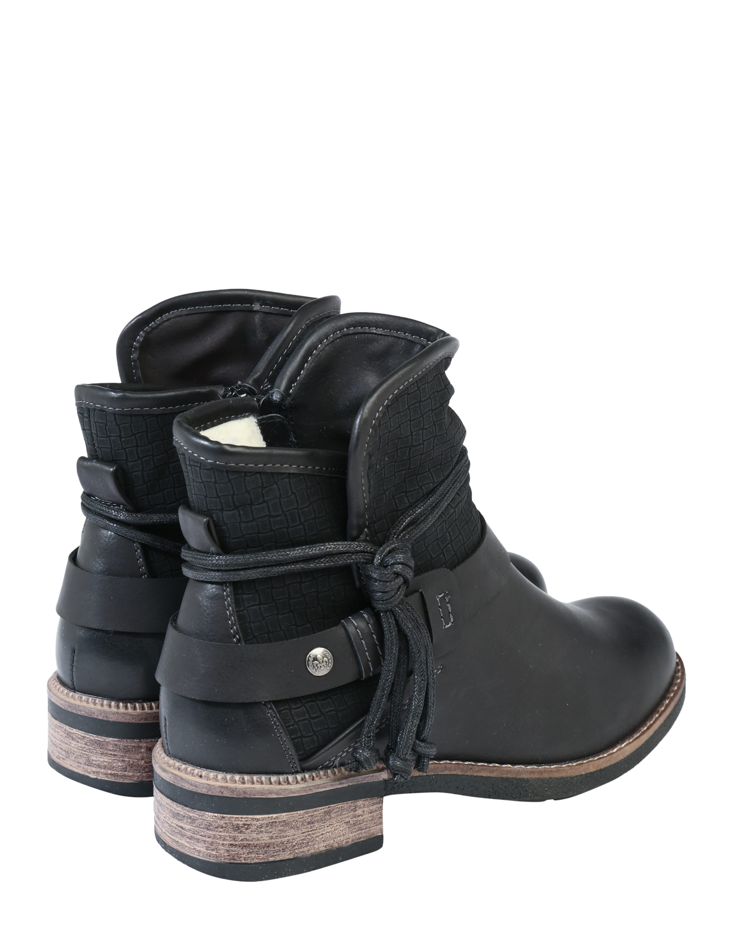 Rieker Enkellaarsjes in Zwart