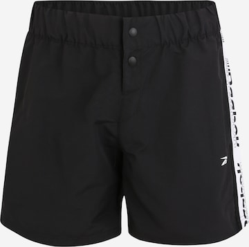 Regular Pantaloni sport de la Reebok pe negru: față