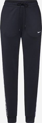 Regular Pantaloni de la Nike Sportswear pe negru: față