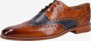 MELVIN & HAMILTON Lace-Up Shoes 'Martin 15' in Brown: front