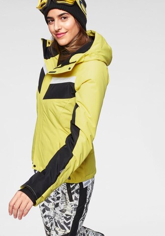 Veste outdoor CHIEMSEE en jaune : devant