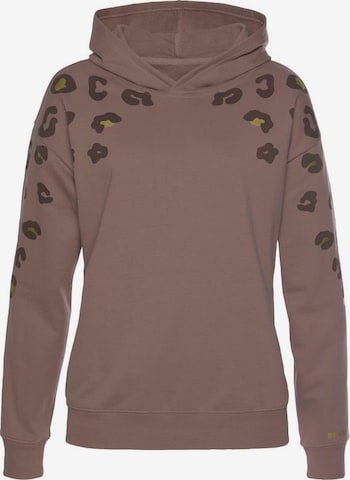 BENCH Sweatshirt in Brown: front