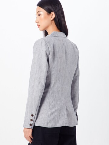 Blazer 'NERDY' Fashion Union en gris : derrière