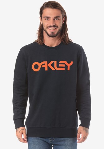 OAKLEY Regular fit Sports sweatshirt 'B1B Crew' in Blue: front