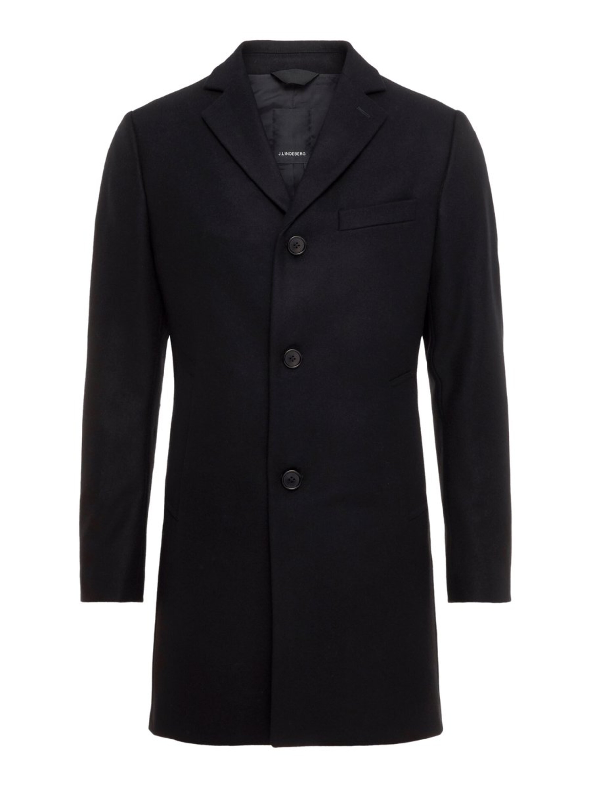 J.Lindeberg - Tussenjas 'Wolger Compact Melton' in de kleur Zwart