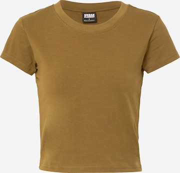 T-shirt Urban Classics en vert : devant