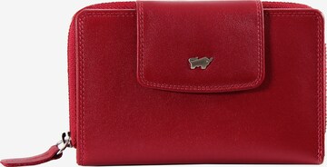 Braun Büffel Wallet 'Golf' in Red: front