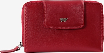 Braun Büffel Wallet 'Golf' in Red: front