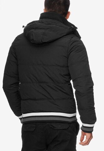 INDICODE JEANS Winter Jacket ' Marlon ' in Black