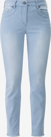 Recover Pants Skinny Jeans in Blue: front