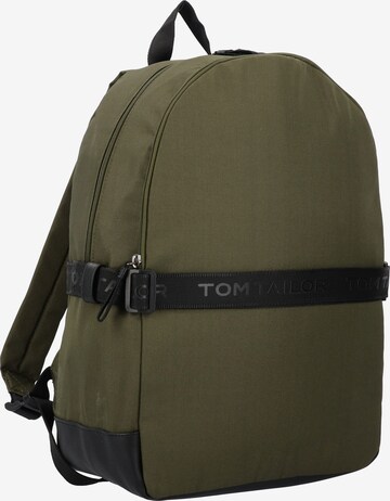 TOM TAILOR Backpack 'Matteo' in Green: front