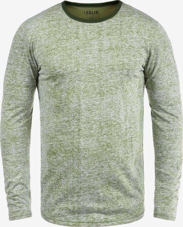 !Solid Sweater 'Telli' in Green: front