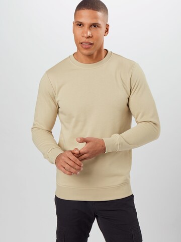 Urban Classics Sweatshirt i beige: forside