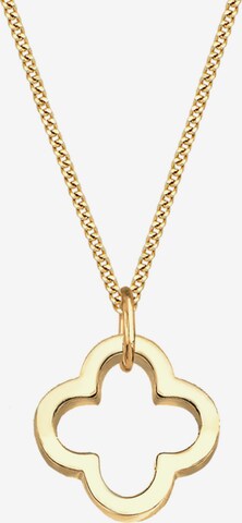 ELLI PREMIUM Ketting 'Kleeblatt' in Goud