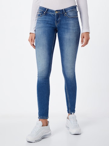 Skinny Jean 'Coral' ONLY en bleu : devant