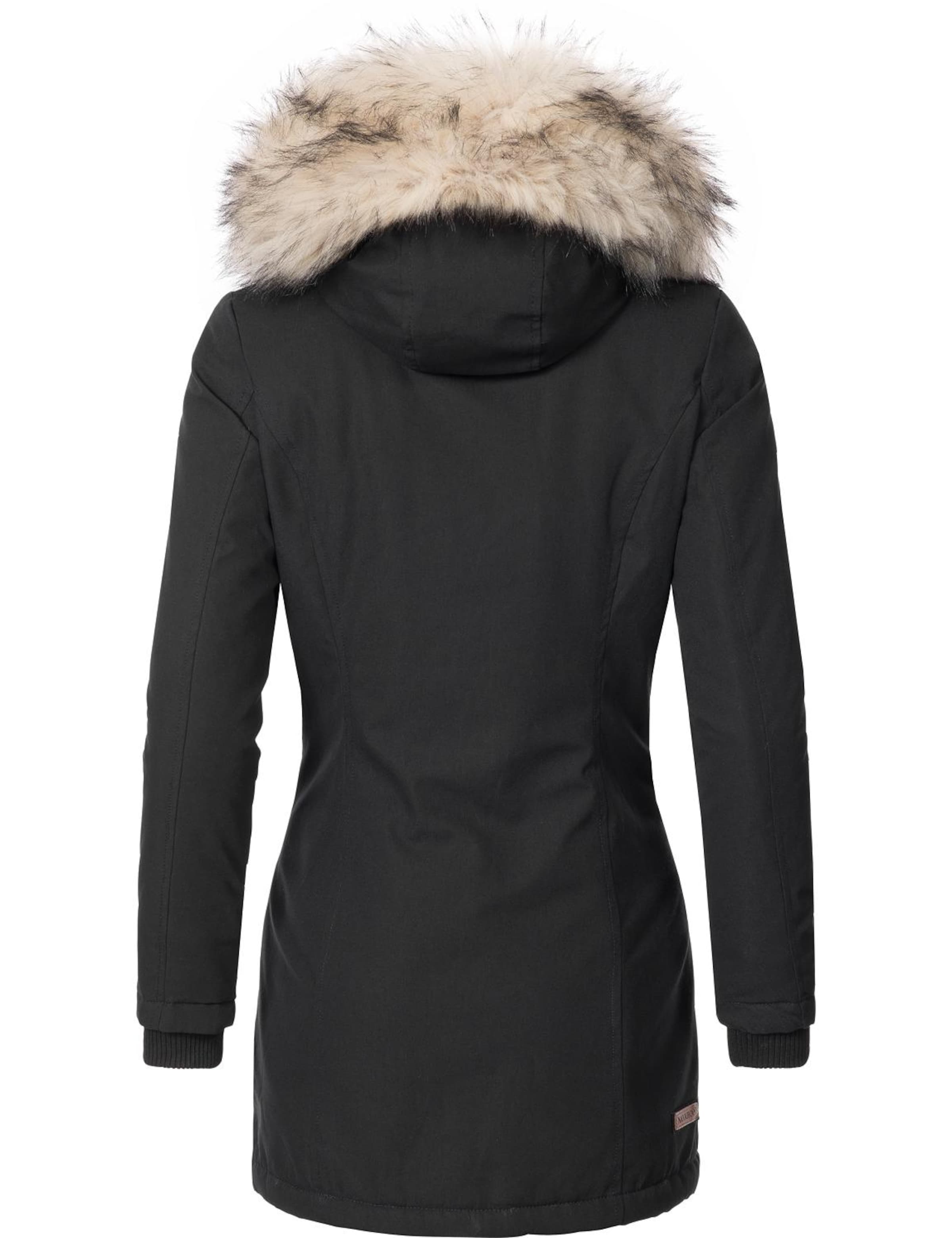 NAVAHOOZimski kaput 'Cristal' - crna boja