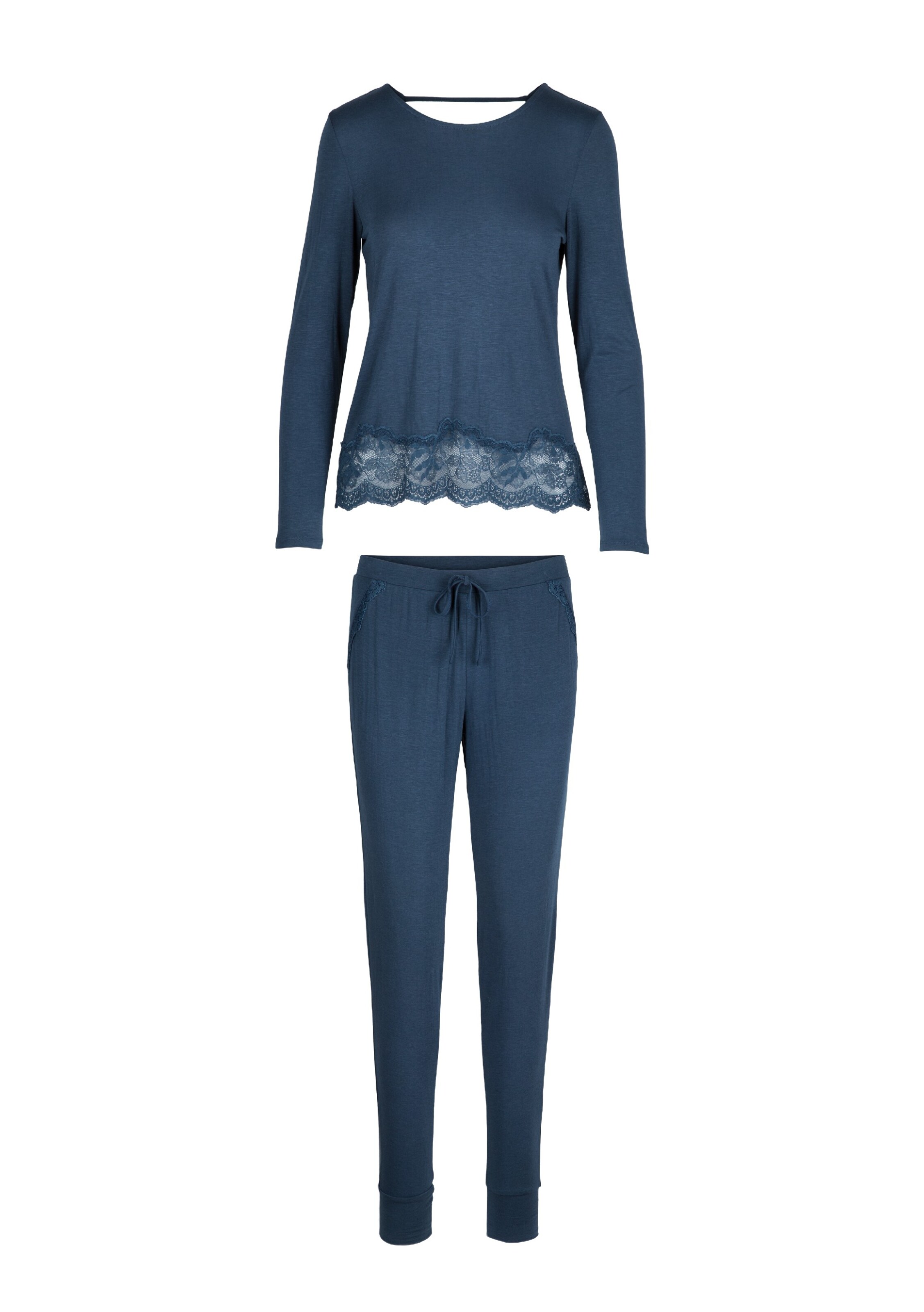 LingaDore - Pyjama 'FOLK' in de kleur Blauw