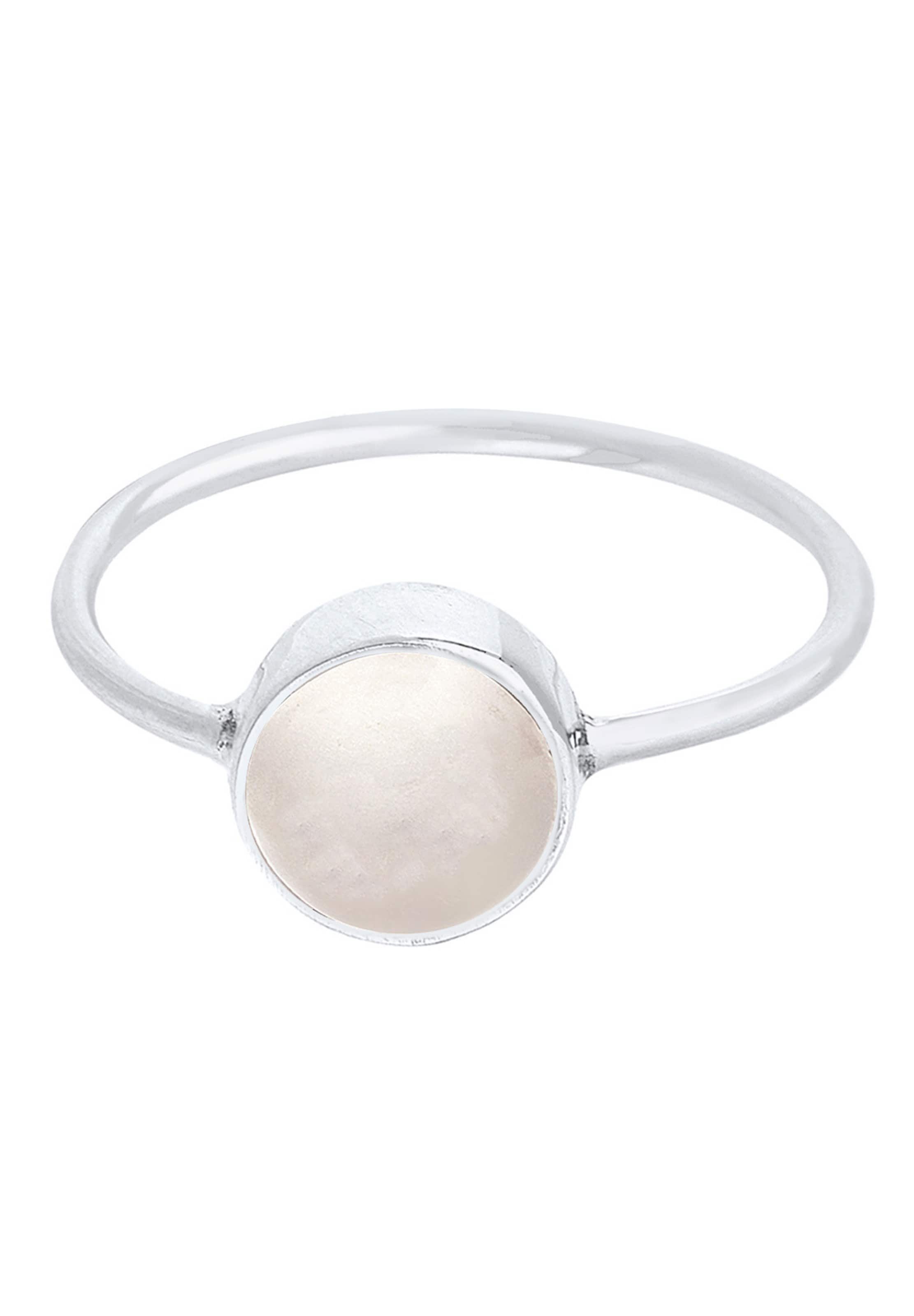 ELLI Prstan 'Solitär' | srebrna barva