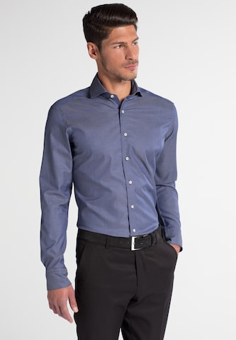 ETERNA Slim fit Business Shirt in Blue: front