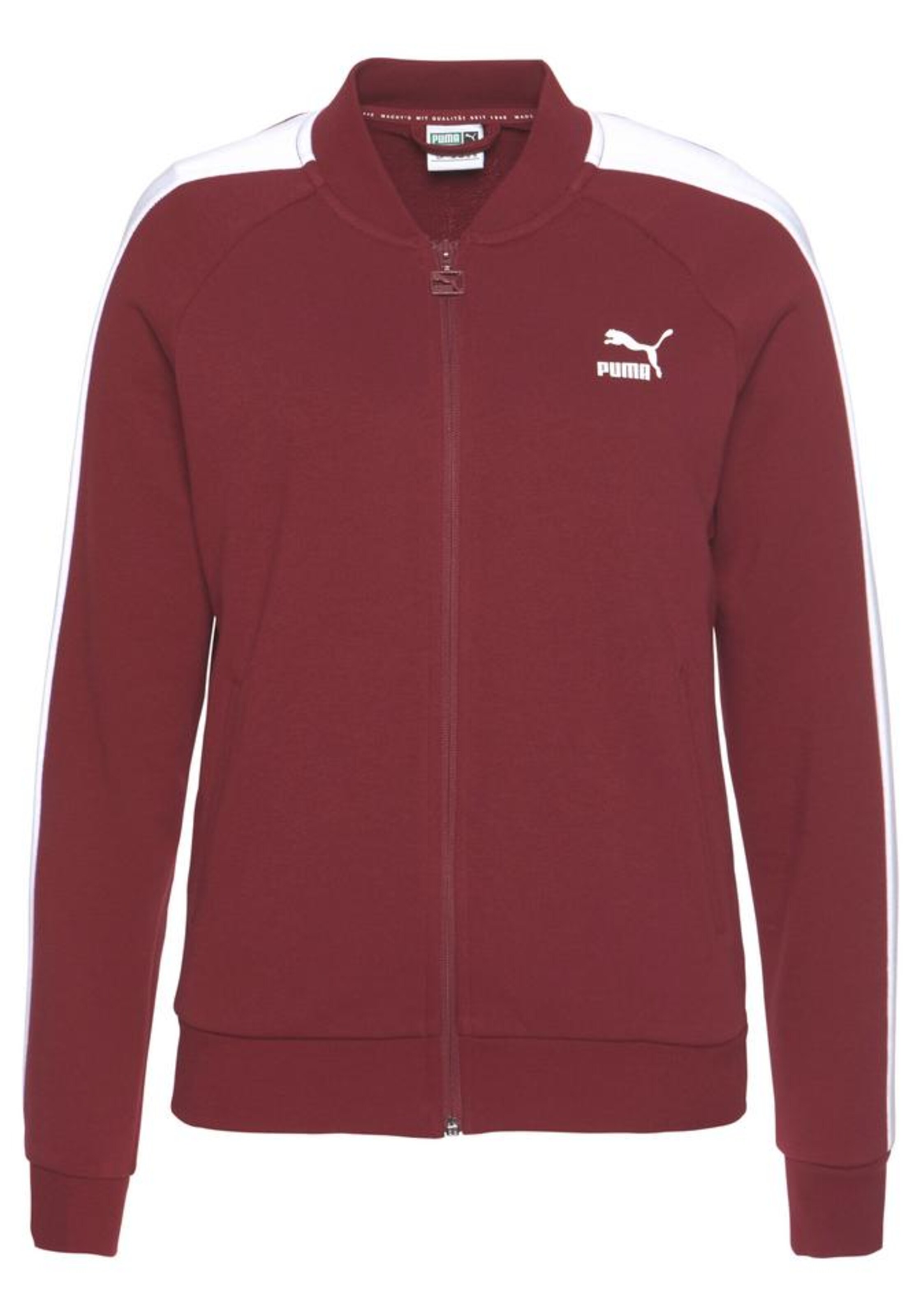 PUMA - Sportjas 'Classics T7 Track' in de kleur Rood