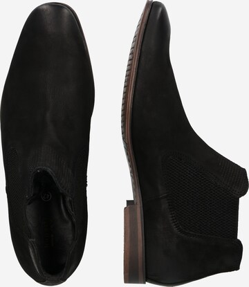 bugatti Chelsea boots 'Mattia' i svart: sida