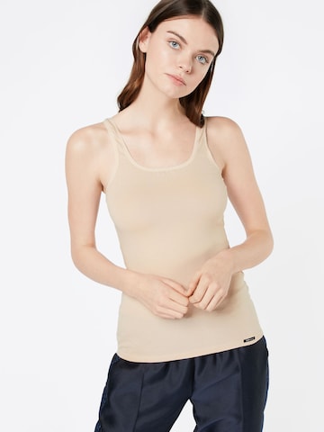 Skiny Onderhemd in Beige: voorkant