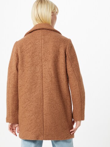ICHI Winter Coat 'Stipa' in Brown