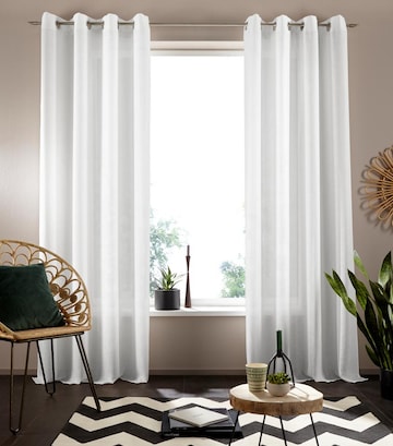 MY HOME Curtains & Drapes in White