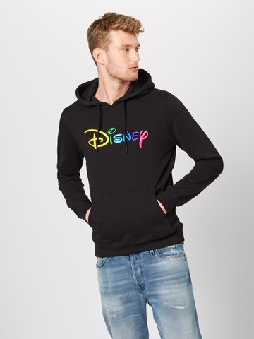 Mister Tee Sweatshirt 'Disney Rainbow' in Black