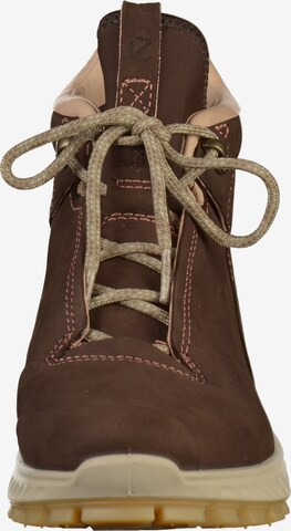 ECCO Lace-Up Ankle Boots in Brown