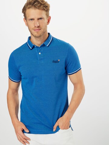 Superdry Tapered T-shirt i blå: framsida