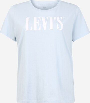 Levi's® Plus T-shirt 'PL PERFECT TEE' i blå: framsida