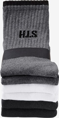 Chaussettes H.I.S en noir : devant