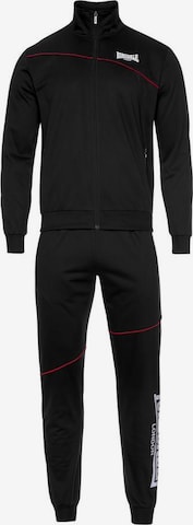 LONSDALE Sweatsuit 'GEDDINGTON' in Black: front