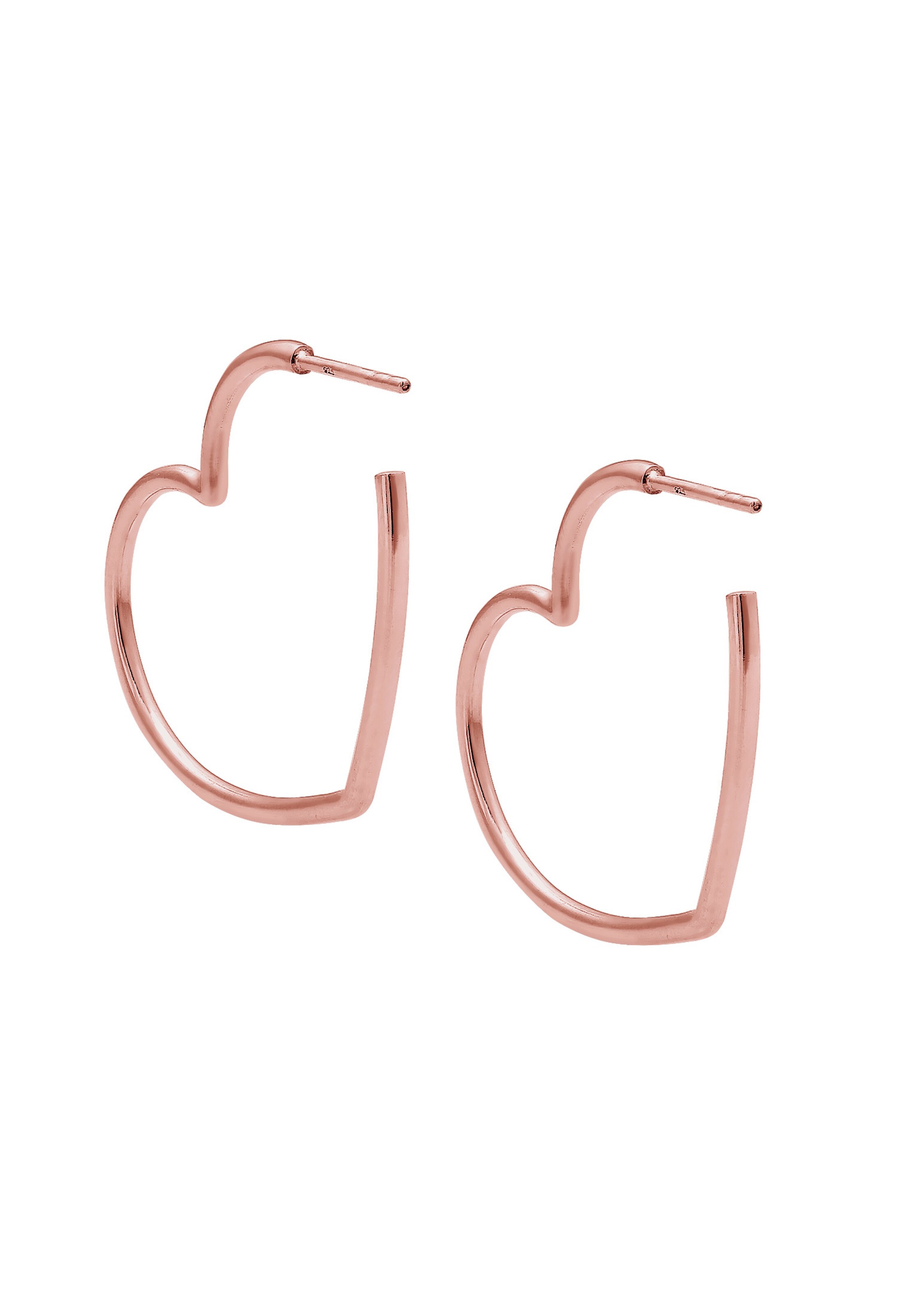 ELLI Ohrringe 'Herz' in Gold