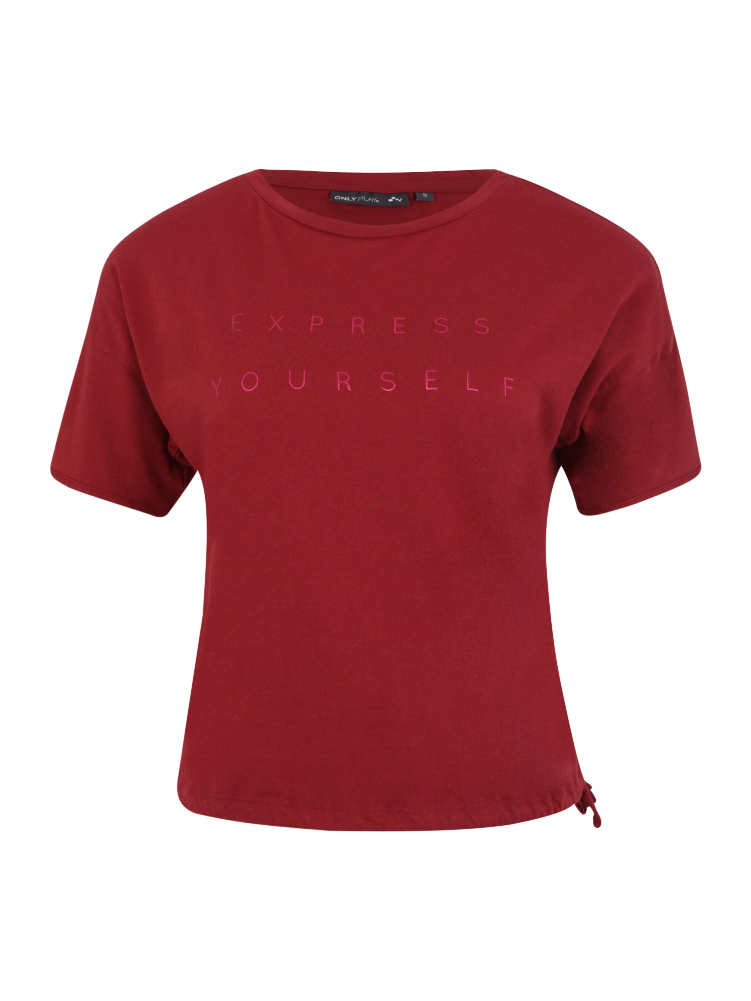 ONLY PLAY - Shirt 'TERRA' in weinrot