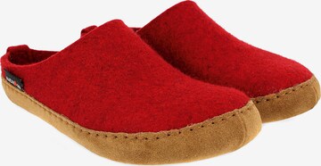 HAFLINGER Slippers in Red