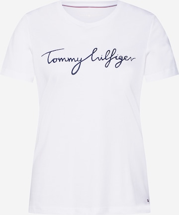 TOMMY HILFIGER Μπλουζάκι 'Heritage' σε λευκό: μπροστά