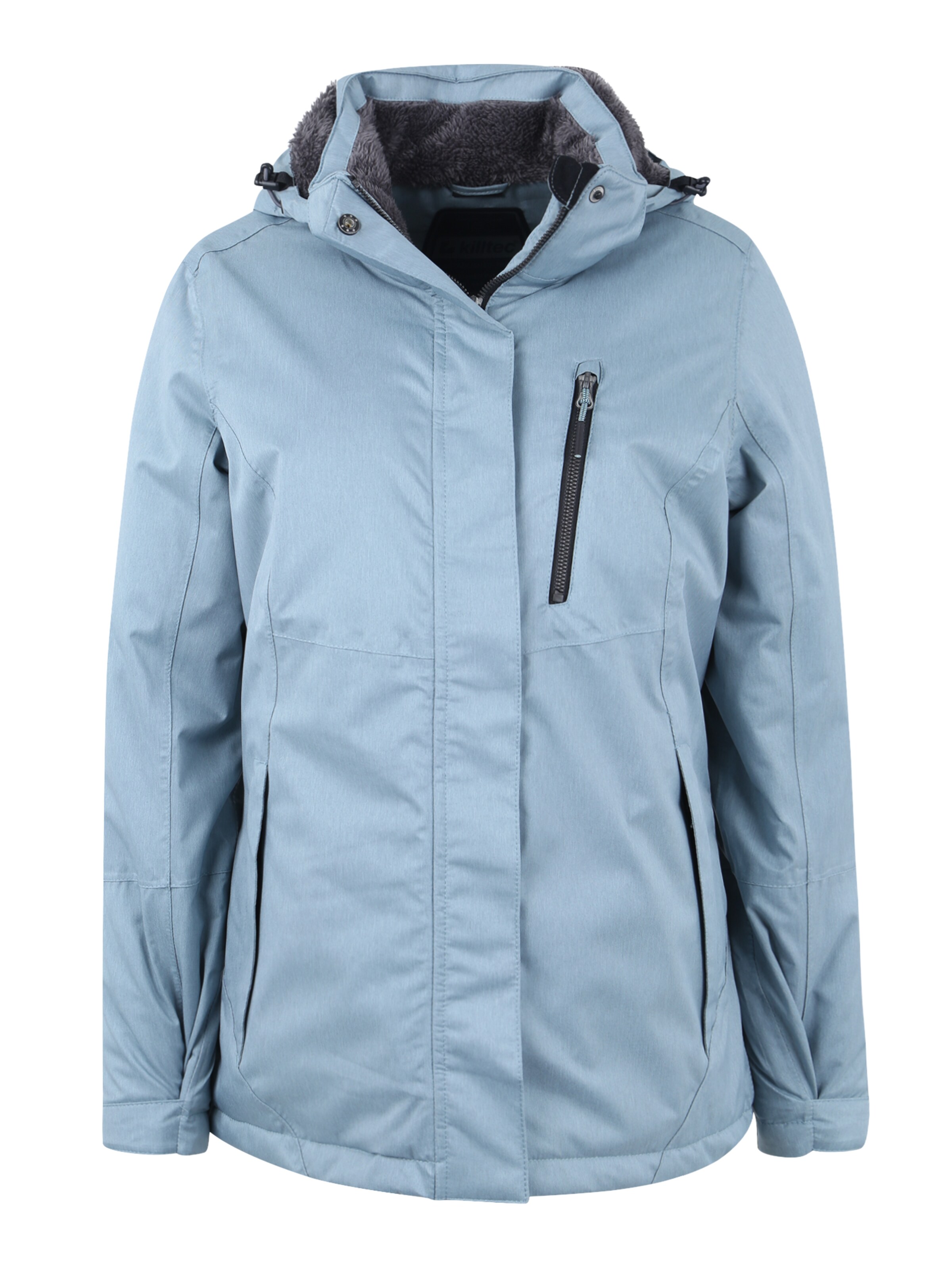 KILLTEC - Outdoorjas 'Nira' in de kleur Lichtblauw